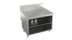 Thumbnail image #1 for Krowne Stadium Series 36-Inch Stainless Steel Underbar Drainboard Storage Cabinet with 2 Locking Doors