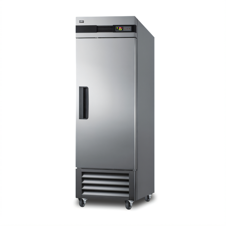 Product image #1 for Summit Commercial 23 Cu. Ft. Single-Section Reach-In All-Freezer with Left-Hinged Solid Door, Stainless Steel