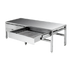 Thumbnail image #1 for Cleveland Range ST-55-T 55-Inch Open Base Stainless Steel Equipment Stand with Drain Drawer and Splash Shield