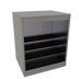 Thumbnail image #1 for Glastender Open Front Back Bar Liquor Display Cabinet, 30 Inch Wide, 3-Step Display with LED Lighting