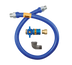 Thumbnail image #1 for Dormont Blue Hose 1-Inch ID x 72-Inch Moveable Gas Connector Hose Assembly with Safety Quik Quick-Disconnect Valve
