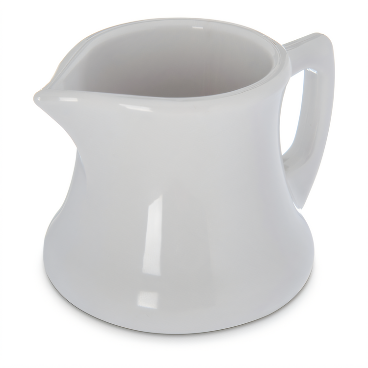 Product image #1 for Carlisle 3 oz White SAN Handled Creamer Pitcher