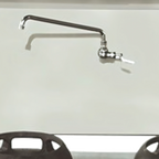 Thumbnail image #1 for Town Equipment 229004/10 Manual Wall-Mount Pot Filler Faucet with 10-Inch Swing Spout and Wrist Handle