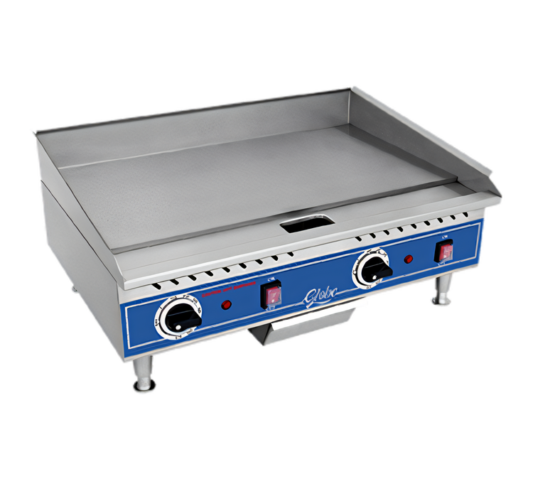 Product image #1 for Globe PG24E 24-Inch Electric Countertop Griddle with Dual Thermostatic Controls