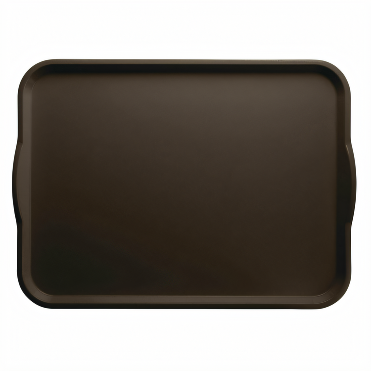 Product image #2 for Cambro Camtray® 14 x 18 Inch Rectangular Dietary Tray with Handles, Brazil Brown
