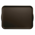 Thumbnail image #2 for Cambro Camtray® 14 x 18 Inch Rectangular Dietary Tray with Handles, Brazil Brown