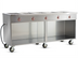 Thumbnail image #1 for Handy Line Mobile Dry Radiant Heated Serving Cabinet with 5 Wells, 77-1/2-Inch Wide