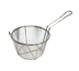 Thumbnail image #1 for Admiral Craft 9-1/2-Inch Round 4-Mesh Nickel-Plated Steel Fryer Basket with Front Hook