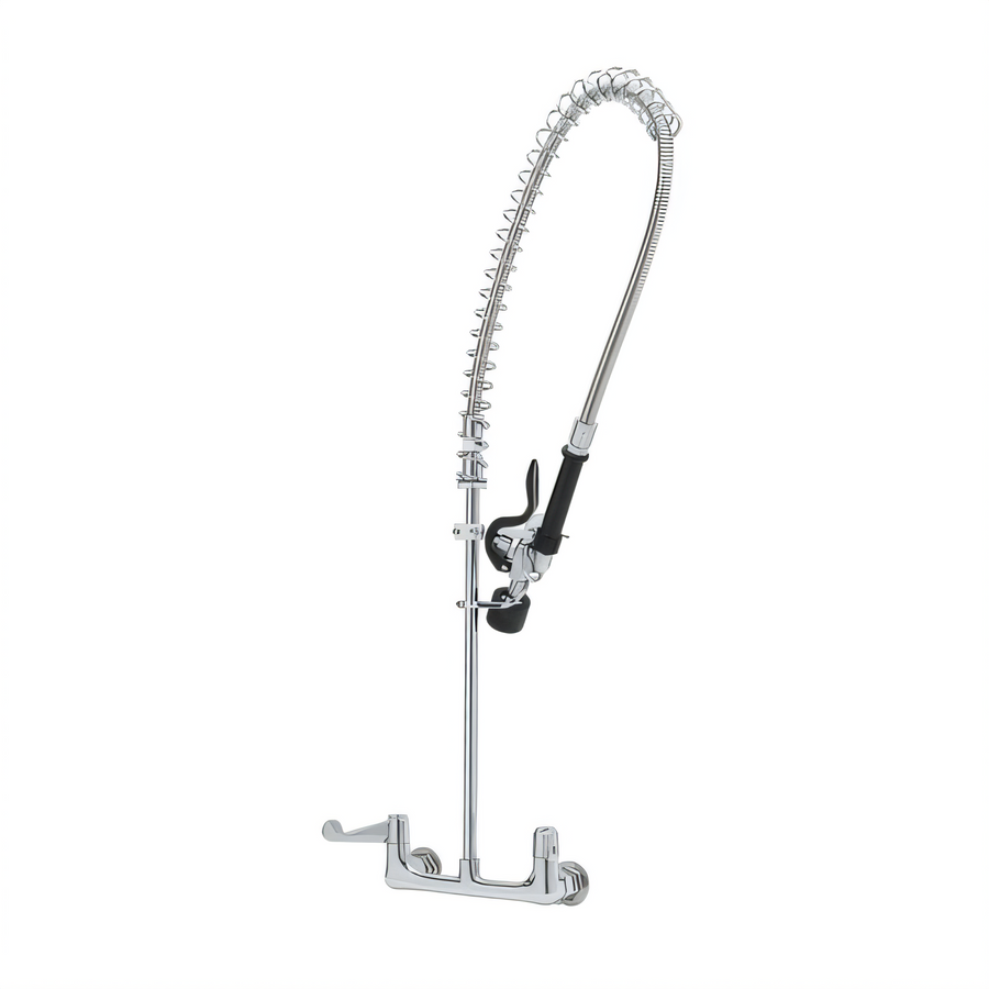 Product image #1 for equip 8-Inch Wall Mount Low-Lead Pre-Rinse Unit with 44-Inch Hose and Low-Flow Spray Valve