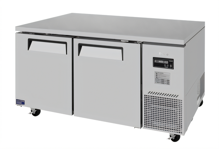 Product image #1 for Turbo Air J Series Extra-Deep 2-Section Side Mount Undercounter Refrigerator, 19 Cu. Ft., 67 Inch Wide