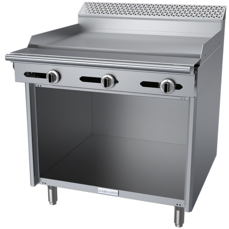Product image #1 for Garland Cuisine Heavy Duty 36-Inch Gas Griddle Top Range with Thermostatic Controls and Storage Base