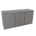 Thumbnail image #1 for Glastender C1RB72 One-Zone Remote Back Bar Cooler, 72 Inch, Three-Section, Bar Profile, Solid Swing Doors