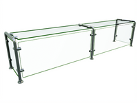 Hatco Flav-R-Shield Full-Service Pass-Over Single-Sided Food Shield, 2-Bay, 72W x 15D Inches