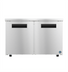 Thumbnail image #1 for Hoshizaki Steelheart 48-Inch Two-Section Undercounter Reach-In Freezer, Stainless Steel, Solid Hinged Doors, 12.0 Cu. Ft.
