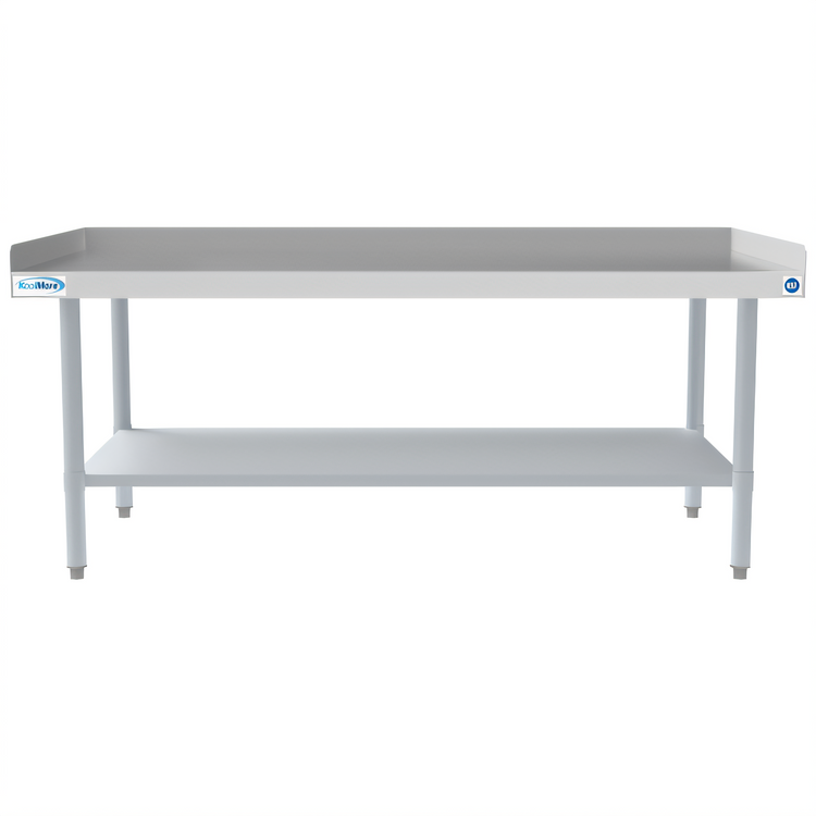 Product image #1 for KoolMore 60" x 30" 16-Gauge Stainless Steel Equipment Stand with Adjustable Galvanized Undershelf
