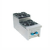 Thumbnail image #1 for Comstock-Castle SUFHP12 Countertop Gas Step-Up Saute Hot Plate, 2-Burner, 12-Inch Wide