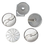Thumbnail image #1 for Eurodib USA Dito Sama 653870 205 mm Food Processor Disc Set, 5-Piece, Slicer/Julienne/Shredder/Grid