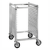 Thumbnail image #1 for Cres Cor Half-Size Mobile Closed-Side Utility Pan Rack, 15-Pan Capacity