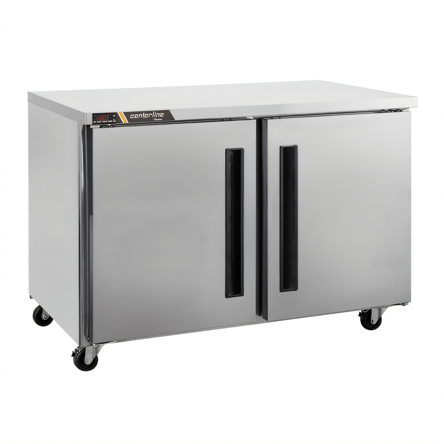 Product image #1 for Traulsen Centerline Compact 48-Inch Two-Section Undercounter Freezer with Field-Reversible Solid Doors