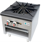 Thumbnail image #1 for Hurakan by Equip.me 24-Inch Gas Stock Pot Range, 1 Burner, Stainless Steel
