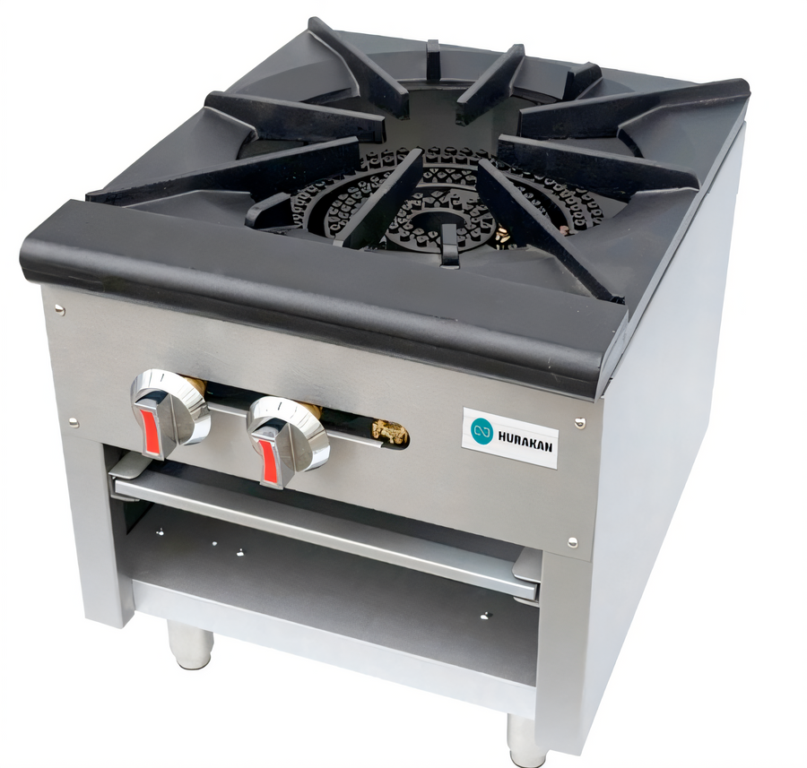 Product image #1 for Hurakan by Equip.me 24-Inch Gas Stock Pot Range, 1 Burner, Stainless Steel