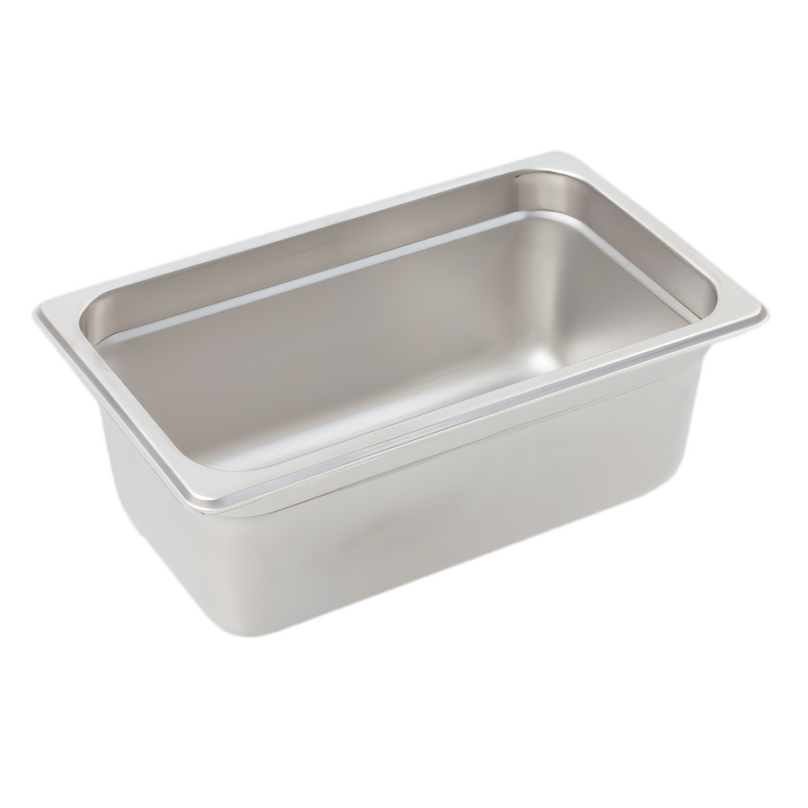 Product image #1 for Crestware Saf-T-Stak 1/4 Size 6-Inch Deep Solid Steam Table/Holding Pan