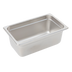 Thumbnail image #1 for Crestware Saf-T-Stak 1/4 Size 6-Inch Deep Solid Steam Table/Holding Pan