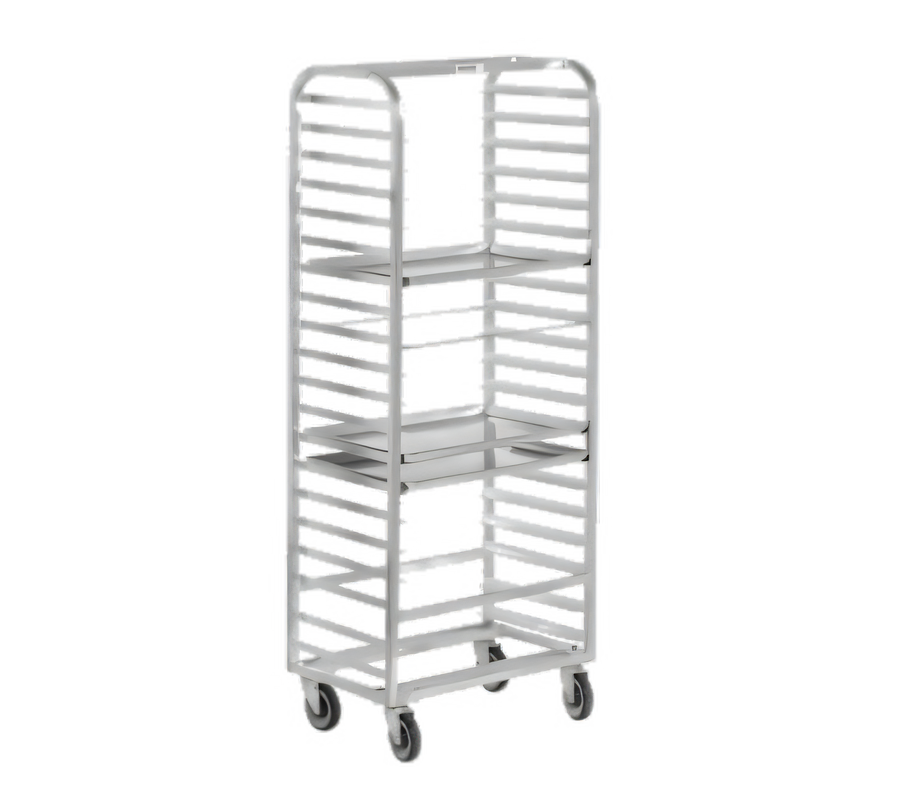 Product image #1 for Channel Manufacturing Standard Heavy-Duty Mobile Aluminum Side-Load Bun Pan Rack, 30-Pan Capacity