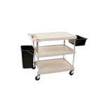 Thumbnail image #1 for Metro myCart Series MYUB1 Utility Bin for MY1627 Utility Carts, Plastic, Black, 17-7/8"W x 15-1/4"D x 7"H