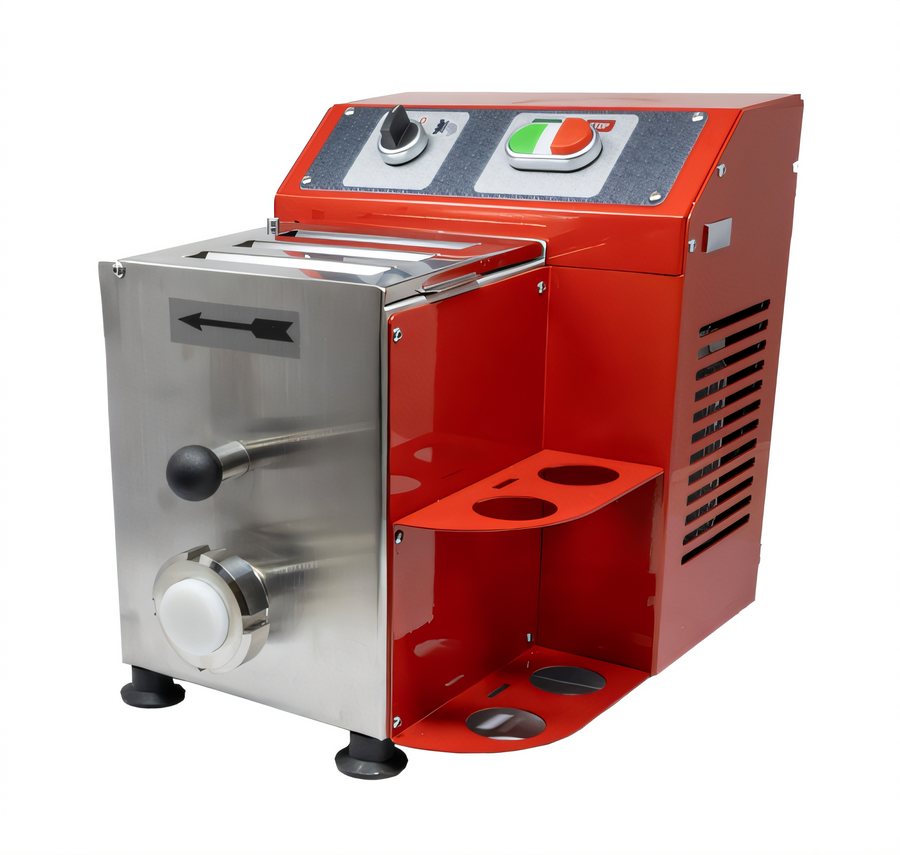 Product image #1 for Trento Countertop Electric Pasta Machine, 4 lb Capacity, 11 lb/hr Output, Red