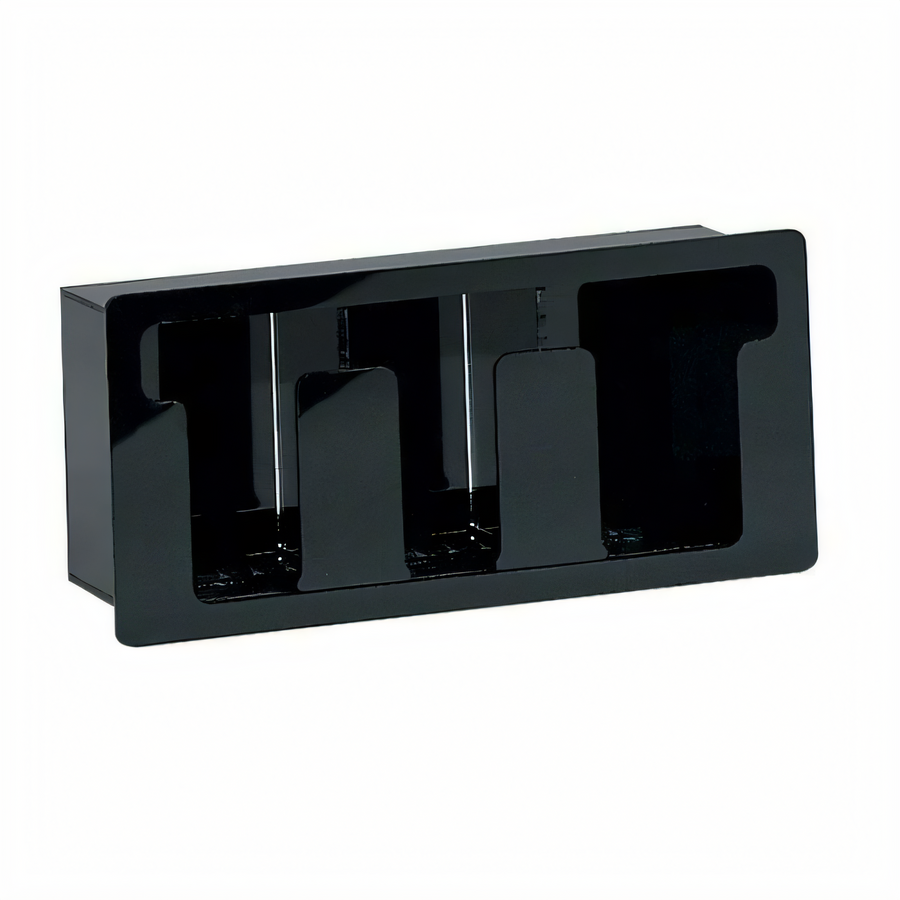 Product image #1 for Dispense-Rite Built-In 3-Section Acrylic Lid Organizer