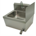 Thumbnail image #1 for Advance Tabco Bolt-On Single Panel Hand Sink Side Splash, 12-Inch High