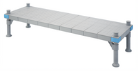Quantum Millenia Solid Top Polymer Dunnage Rack, 60