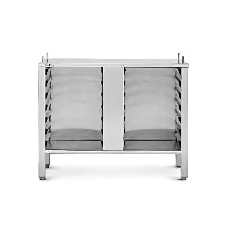 Product image #1 for Convotherm Stainless Steel Oven Stand, Closed on Three Sides, with 14 Pairs of Shelf Rails for C4 6.10 and 10.10
