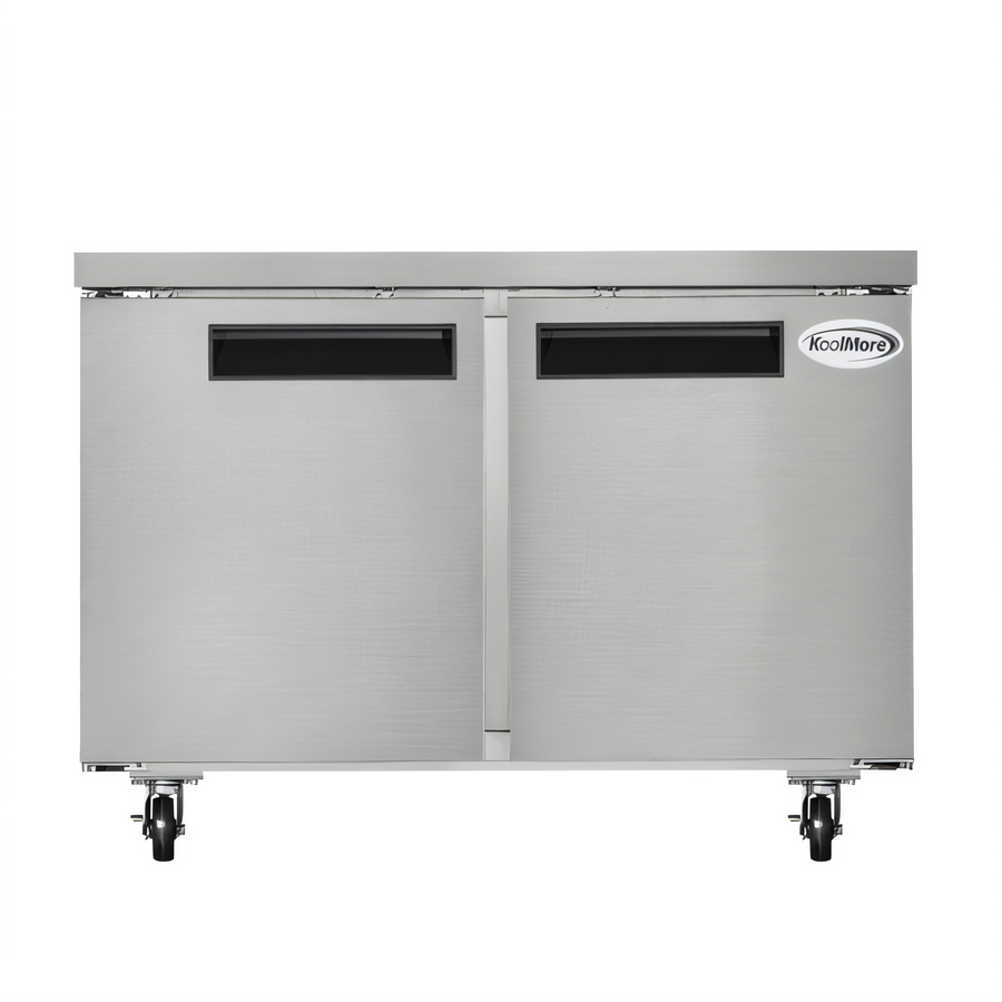 Product image #1 for Koolmore 48-Inch Two-Door Undercounter Freezer, Stainless Steel