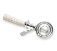 Hamilton Beach Commercial #10 Thumb Press Disher, 2 to 3 oz, Ivory Handle