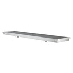 Thumbnail image #1 for Koolmore KM-FTG-2496 96-Inch x 24-Inch Stainless Steel Floor Trough Drain with Subway-Style Grating and Anti-Slip Surface