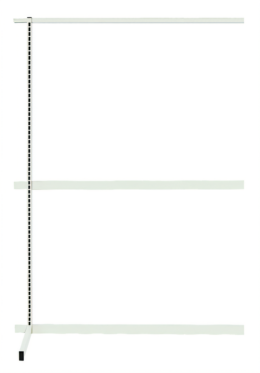 Product image #1 for Quantum Single-Sided Partition Wall Add-On Unit, 48W x 26D x 70H, White Finish