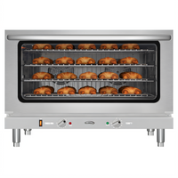 KoolMore 32-Inch Commercial Countertop Electric Convection Oven for Full-Size Pans, 208/240V, Stainless Steel