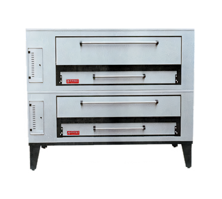 Product image #1 for Marsal SD-1060/SD-660 Stacked Gas Deck Pizza Oven, 2 Decks, 36 x 60 Inch Chambers