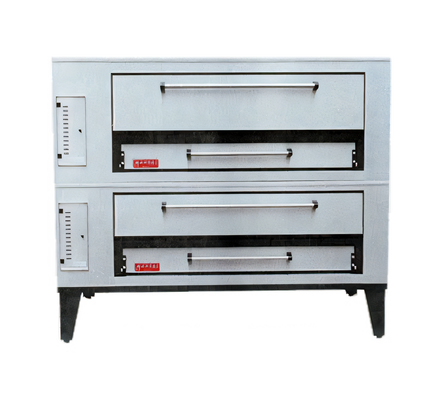 Product image #1 for Marsal SD-1060/SD-660 Stacked Gas Deck Pizza Oven, 2 Decks, 36 x 60 Inch Chambers