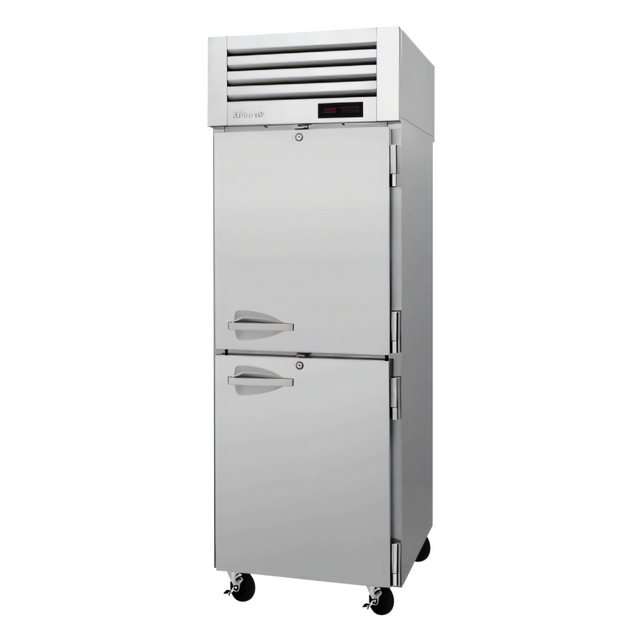 Product image #1 for Turbo Air PRO Series 25 Cu. Ft. 1-Section Reach-In Heated Holding Cabinet with 2 Half Solid Doors, 115V