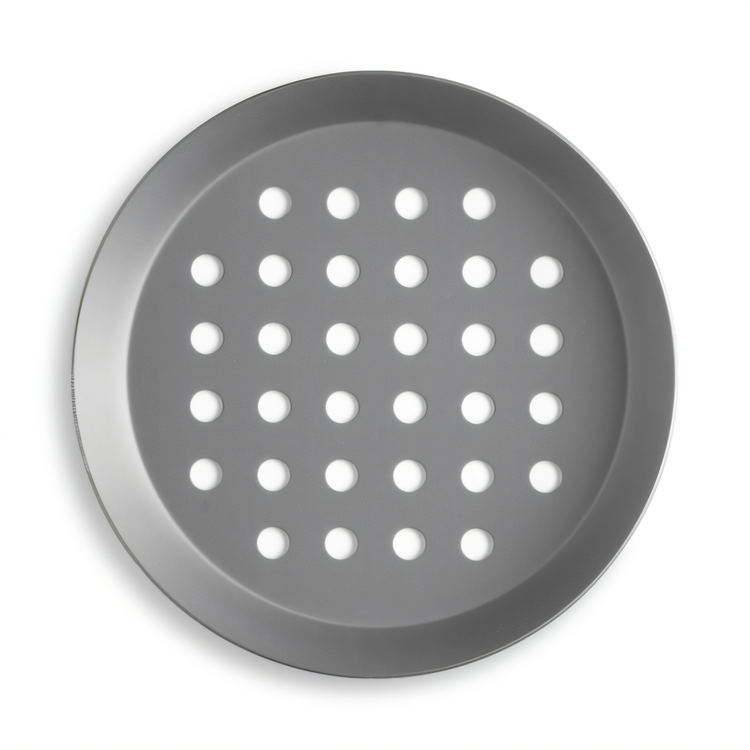 Product image #1 for Vollrath 7-Inch Perforated Press Cut Hard Coat Aluminum Pizza Pan