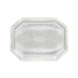 Thumbnail image #1 for Winco 17 x 12-1/2 Inch Octagonal Chrome-Plated Serving Tray with Gadroon Edge