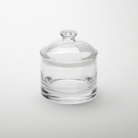 American Metalcraft Clear Polycarbonate Food Storage Jar With Lid, 35 Oz.