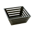 Thumbnail image #1 for American Metalcraft 9-1/2 Inch Square Tapered Birch Bread Basket