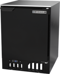 Beverage-Air FLG24HC-1-B 24-Inch Underbar Solid Door Glass and Plate Froster, 5.06 Cu. Ft.
