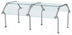 Thumbnail image #1 for Vollrath Standard Contemporary Single-Sided Breath Guard for 86-91 Inch Stainless Steel Countertops