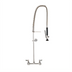 Thumbnail image #1 for Fisher Wall-Mounted Pre-Rinse Spring Style Assembly with Mixing Valve, Flexible Gooseneck, Ultra-Spray PLUS Valve, Wall Bracket, and 8-Inch Adjustable Centers