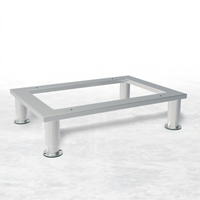 RATIONAL Stand XS Stationary Low Open-Base Stainless Steel Oven Stand for XS Units